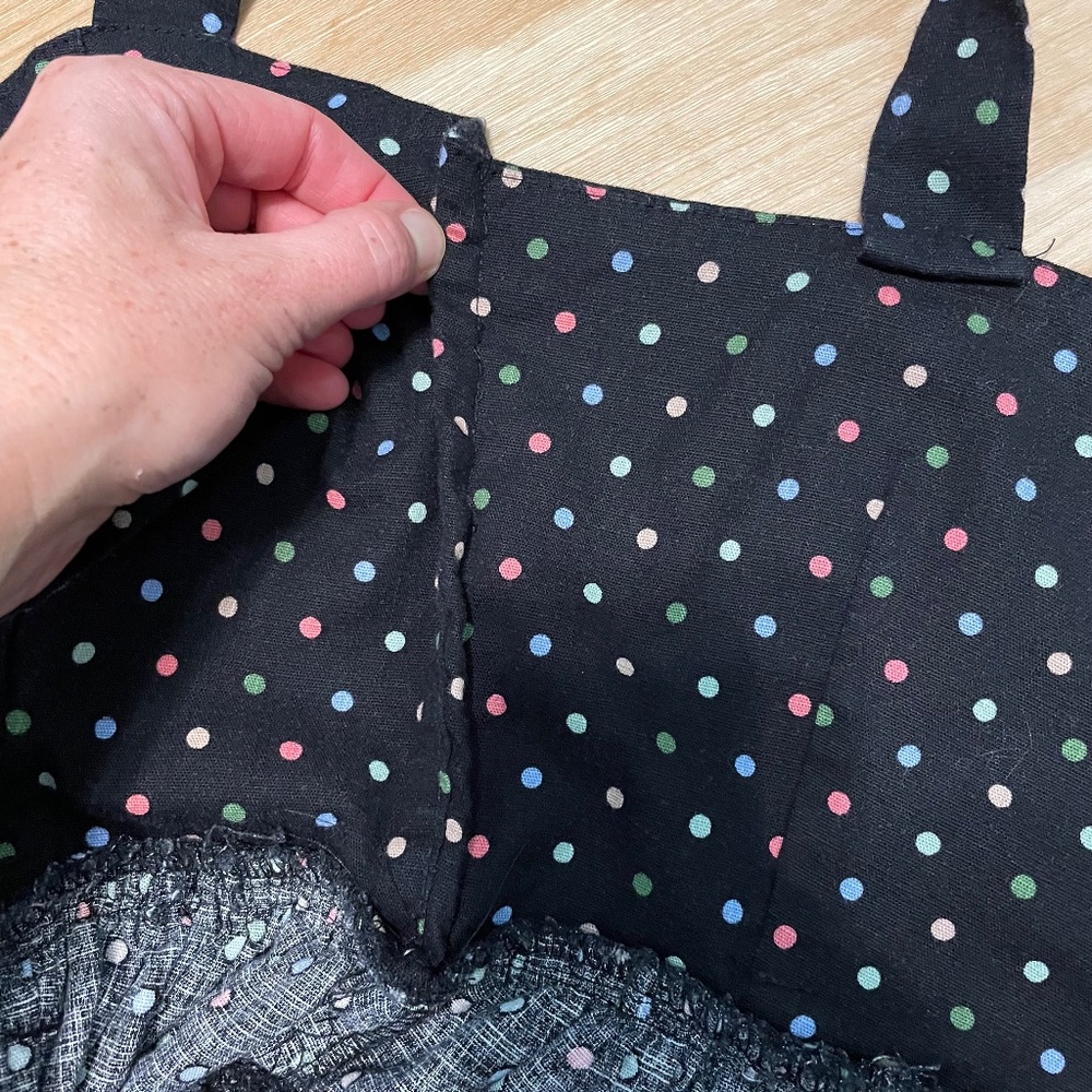 Collectif Polka Dot Dress with belt - altered smaller UK 10 Small - Picture 11 of 14